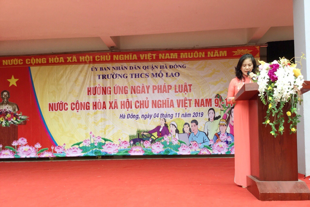 Tổ chức tuyên truyền hưởng ứng Ngày pháp luật nước Cộng hòa xã hội chủ nghĩa Việt Nam